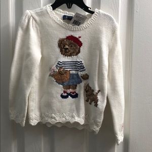 NWT girls polo sweater